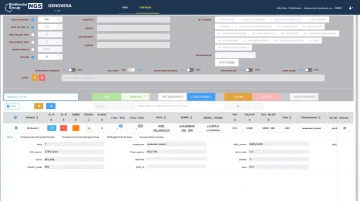 screenshot from the GENOVESA software