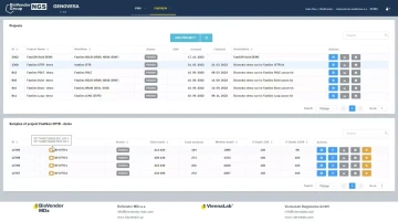 screenshot from the GENOVESA software