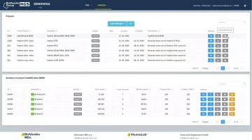 screenshot from the GENOVESA software